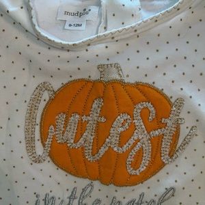 Mudpie Cutest Pumpkin in the Patch Outfit